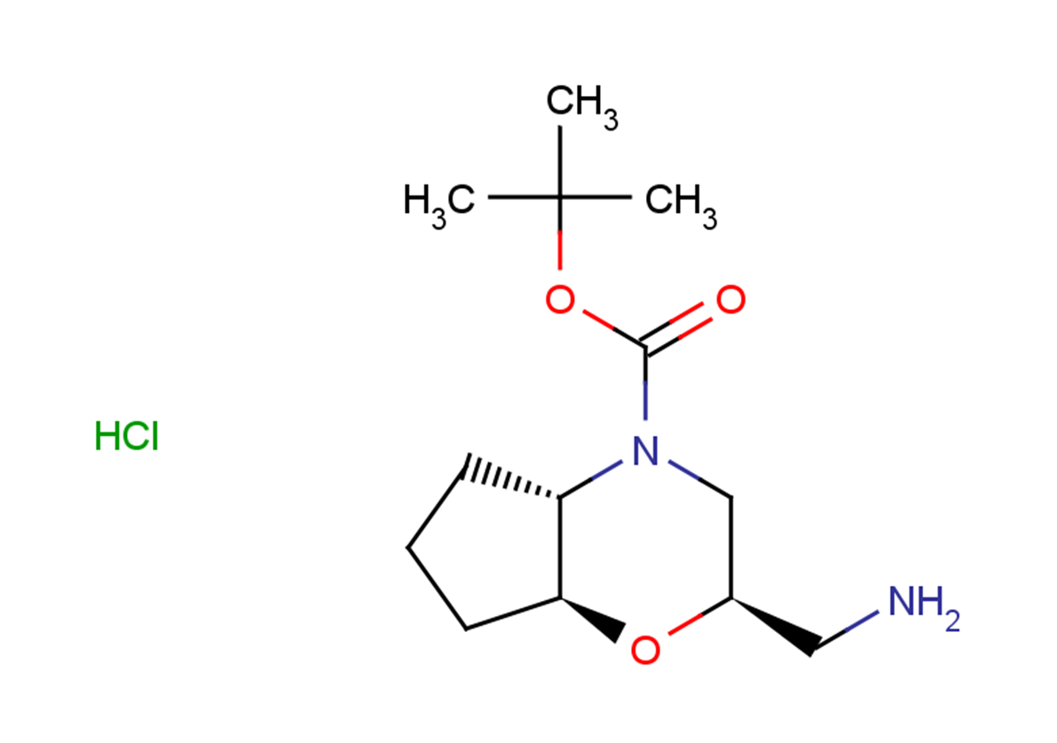 tert-butyl (2R,4aS,7aS)-2-(aminomethyl)-octahydrocyclopenta[b]morpholine-4-carboxylate hydrochloride