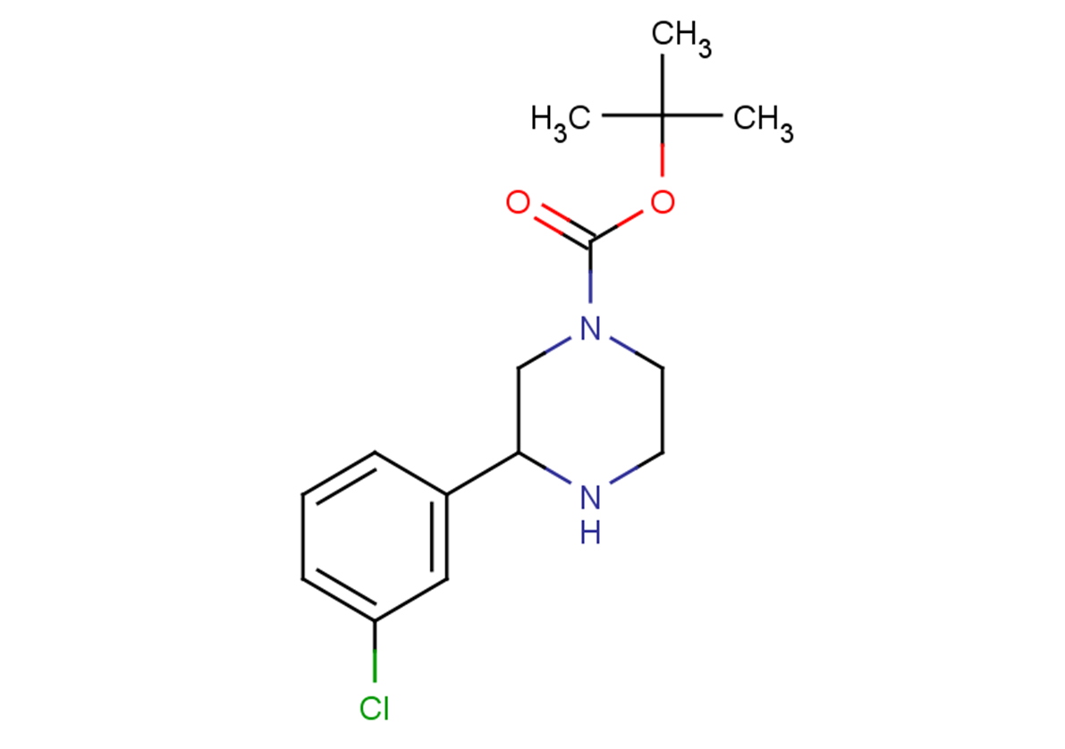 tert-butyl 3-(3-chlorophenyl)piperazine-1-carboxylate