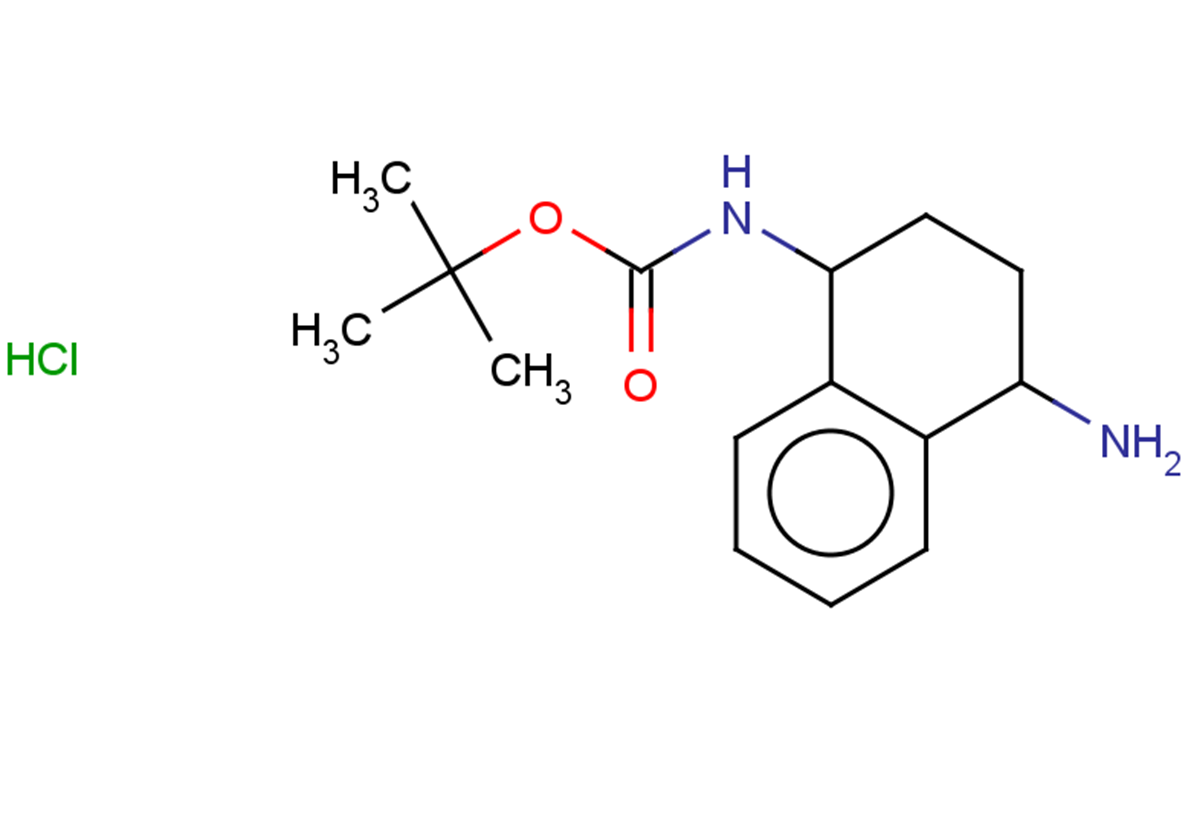 tert-butyl N-(4-amino-1,2,3,4-tetrahydronaphthalen-1-yl)carbamate hydrochloride