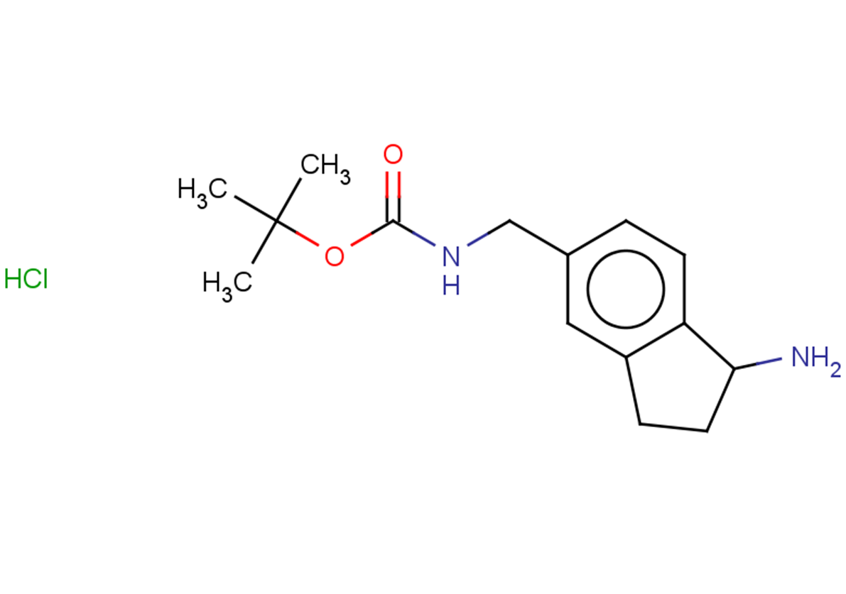 tert-butyl N-[(1-amino-2,3-dihydro-1H-inden-5-yl)methyl]carbamate hydrochloride