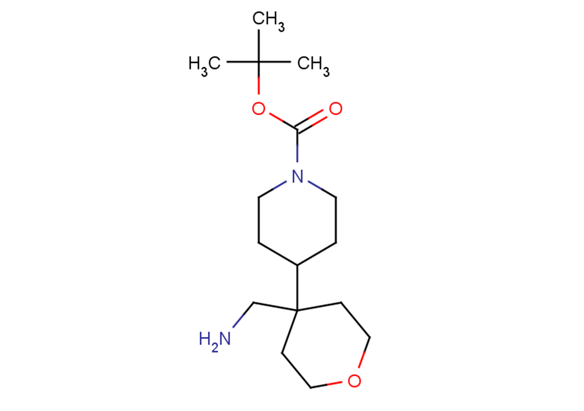 tert-butyl 4-[4-(aminomethyl)oxan-4-yl]piperidine-1-carboxylate