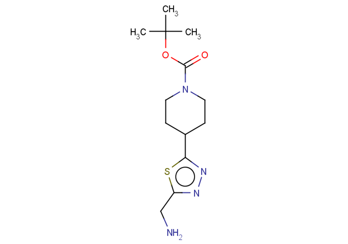 tert-butyl 4-[5-(aminomethyl)-1,3,4-thiadiazol-2-yl]piperidine-1-carboxylate