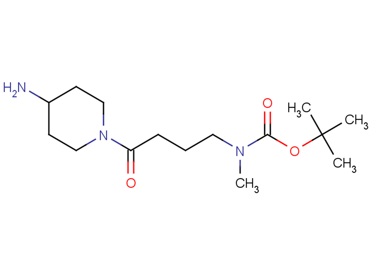 tert-butyl N-[4-(4-aminopiperidin-1-yl)-4-oxobutyl]-N-methylcarbamate