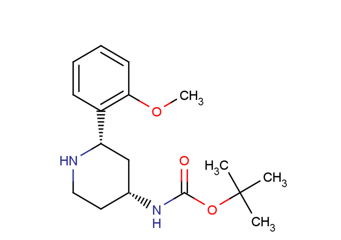 tert-butyl N-[(2S,4R)-2-(2-methoxyphenyl)piperidin-4-yl]carbamate