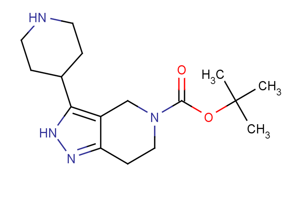 tert-butyl 3-(piperidin-4-yl)-2H,4H,5H,6H,7H-pyrazolo[4,3-c]pyridine-5-carboxylate