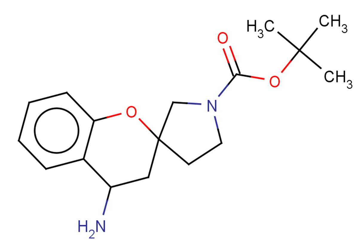 tert-butyl 4-amino-3,4-dihydrospiro[1-benzopyran-2,3'-pyrrolidine]-1'-carboxylate