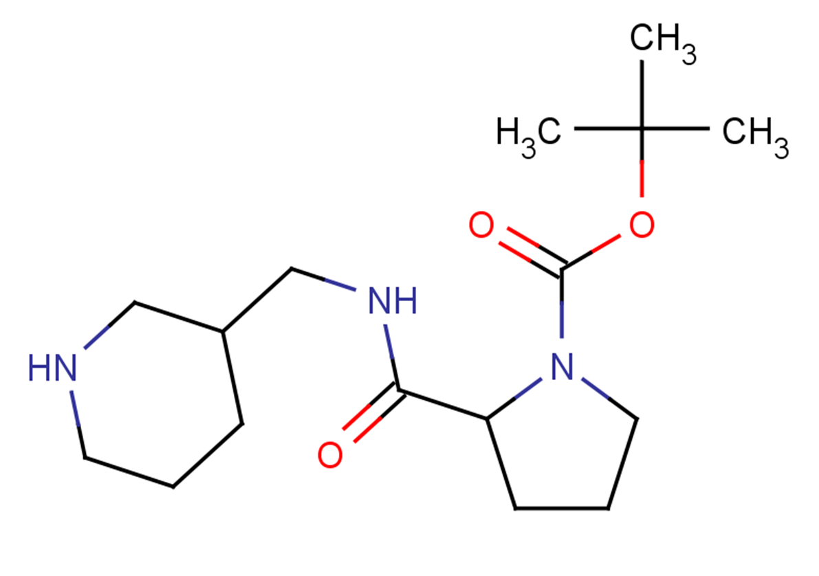 tert-butyl 2-[(piperidin-3-ylmethyl)carbamoyl]pyrrolidine-1-carboxylate