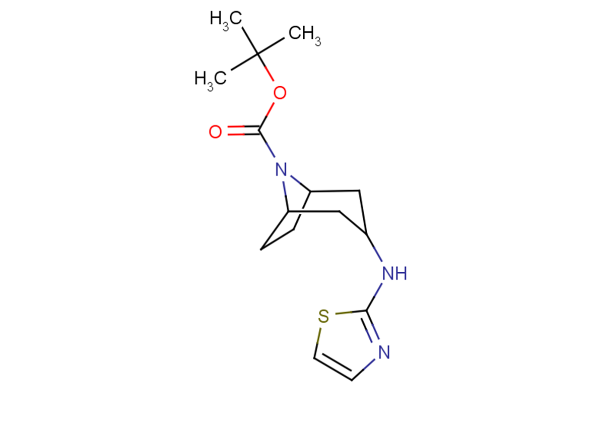 tert-butyl 3-(1,3-thiazol-2-ylamino)-8-azabicyclo[3.2.1]octane-8-carboxylate