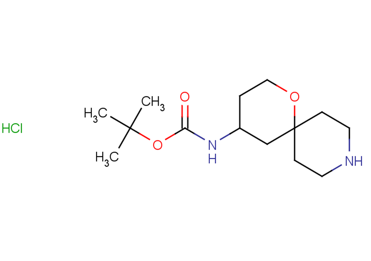 tert-butyl N-{1-oxa-9-azaspiro[5.5]undecan-4-yl}carbamate hydrochloride
