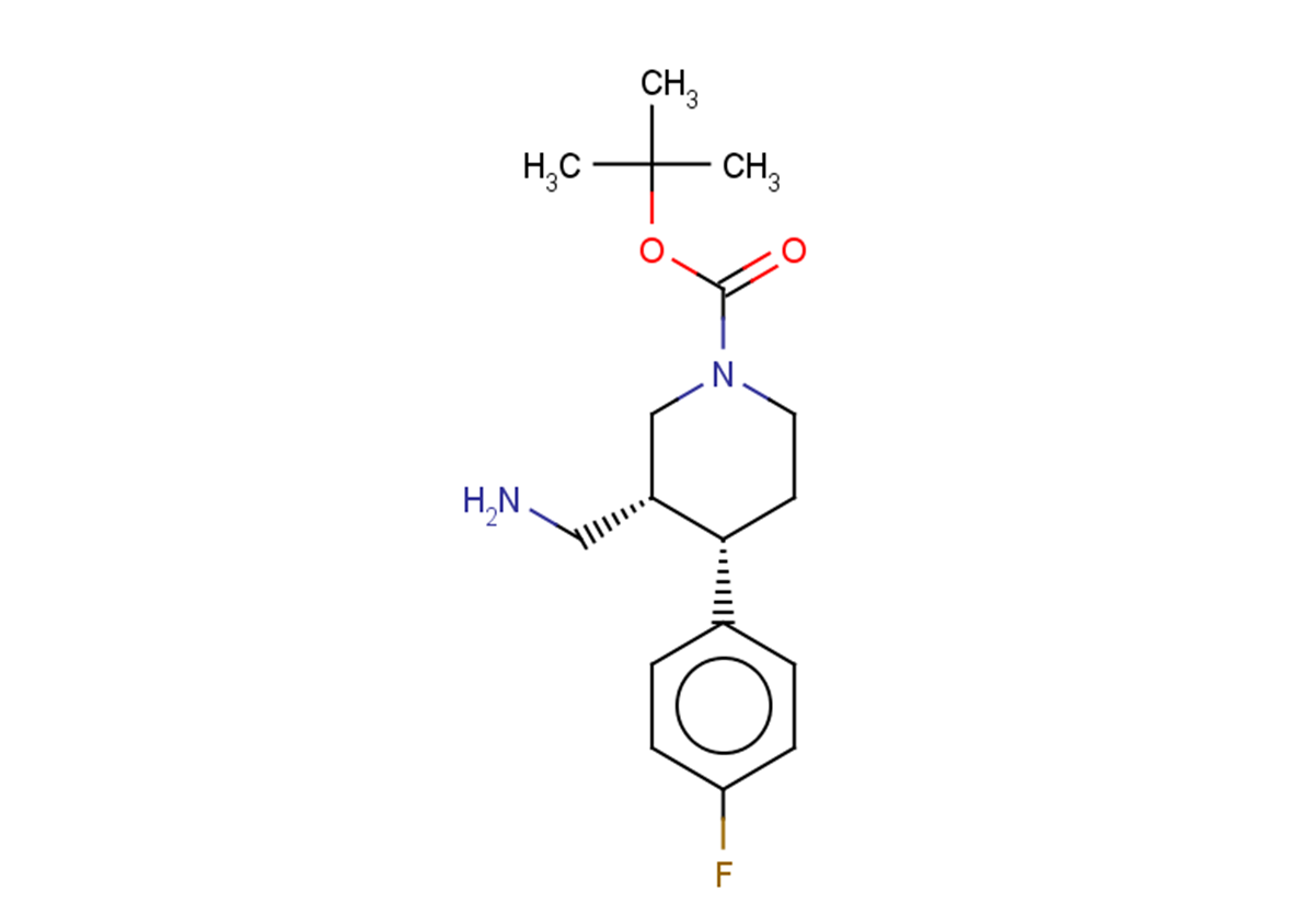 tert-butyl (3R,4S)-3-(aminomethyl)-4-(4-fluorophenyl)piperidine-1-carboxylate