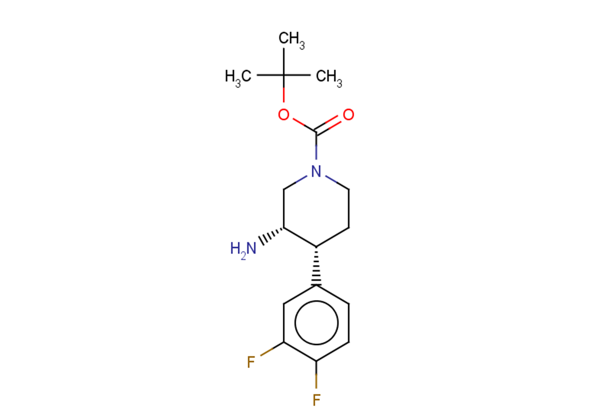 tert-butyl (3S,4R)-3-amino-4-(3,4-difluorophenyl)piperidine-1-carboxylate