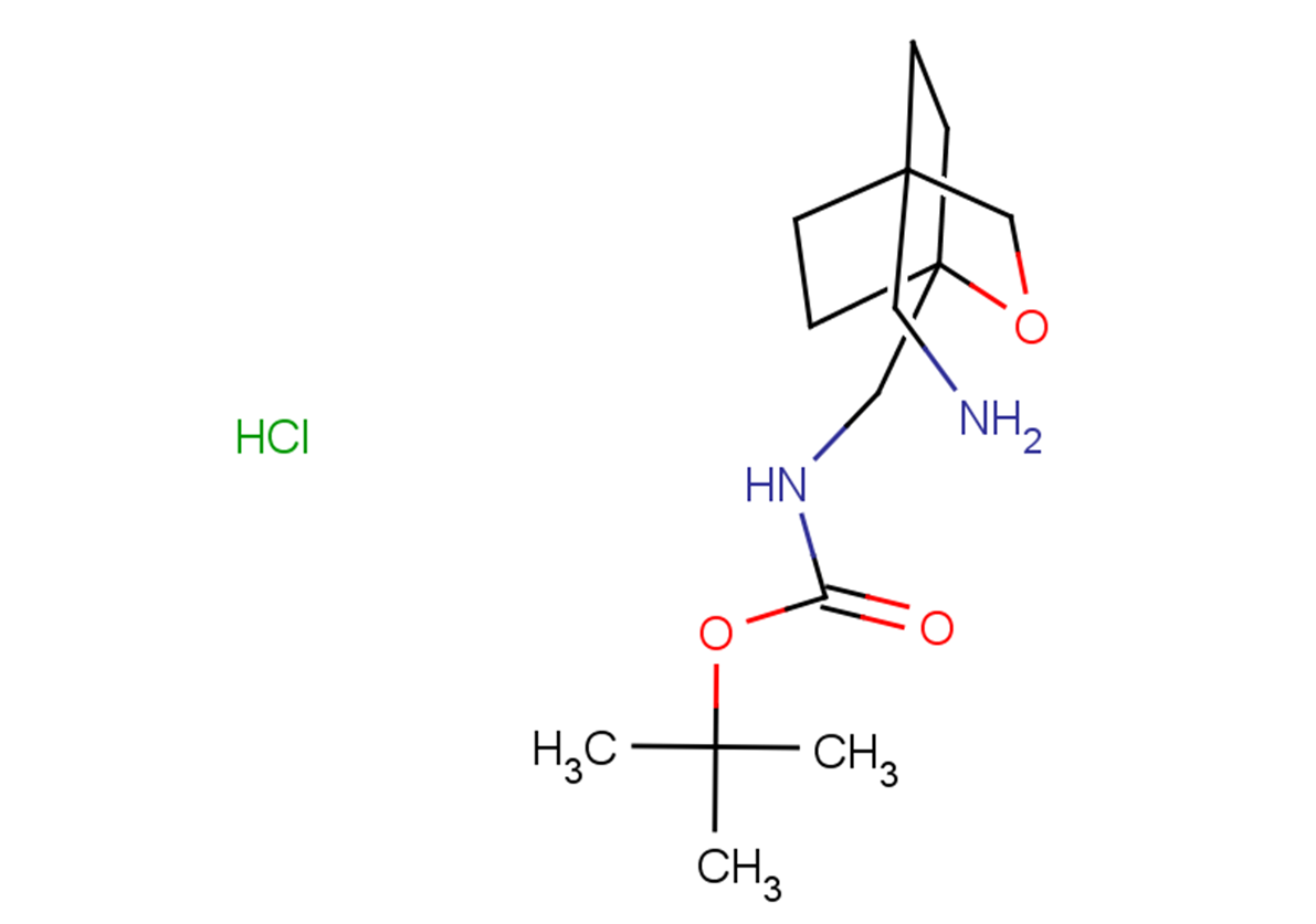 tert-butyl N-{[4-(aminomethyl)-2-oxabicyclo[2.2.2]octan-1-yl]methyl}carbamate hydrochloride