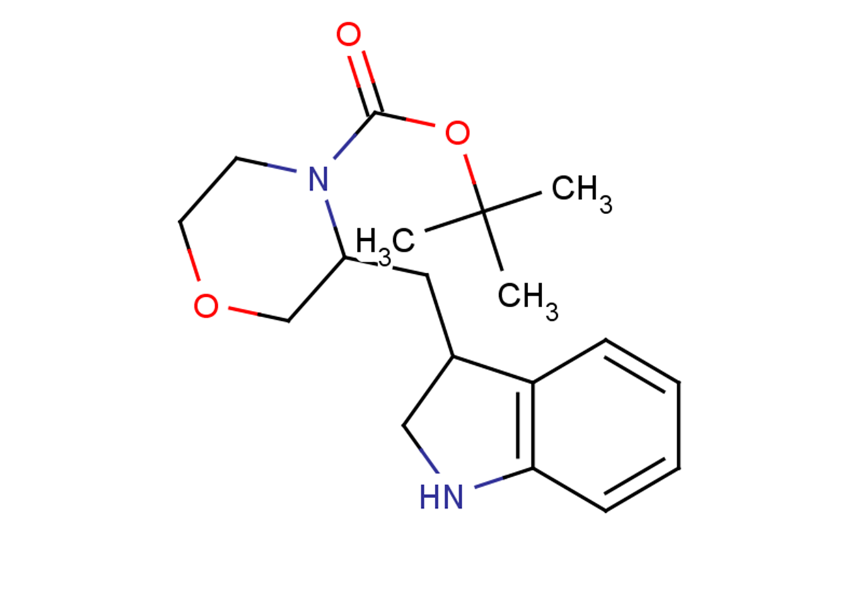 tert-butyl 3-(2,3-dihydro-1H-indol-3-ylmethyl)morpholine-4-carboxylate