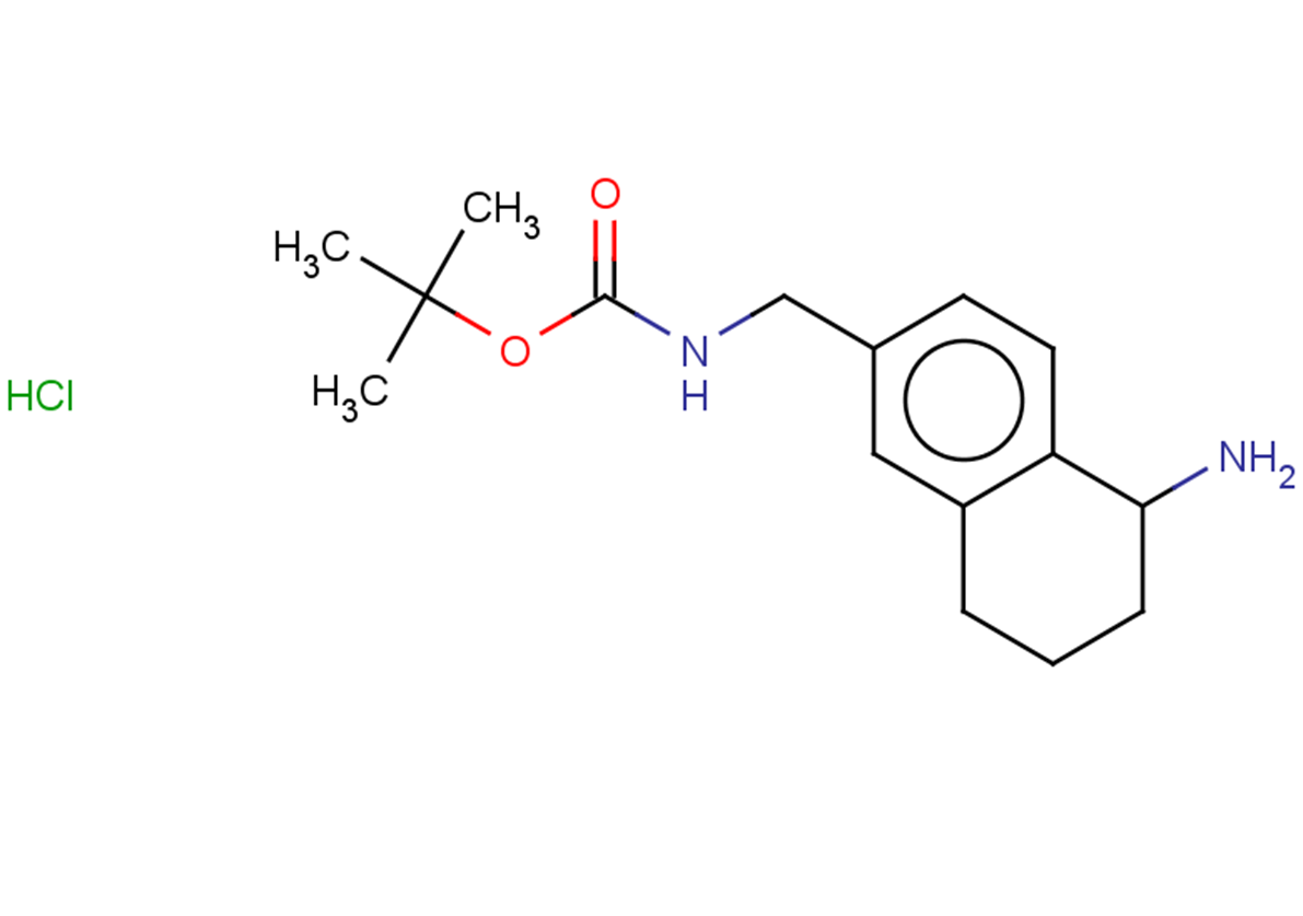 tert-butyl N-[(5-amino-5,6,7,8-tetrahydronaphthalen-2-yl)methyl]carbamate hydrochloride