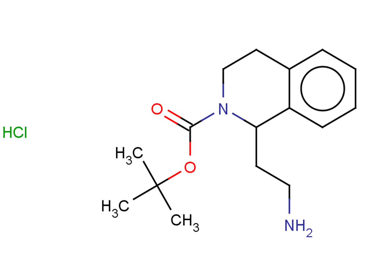 tert-butyl 1-(2-aminoethyl)-1,2,3,4-tetrahydroisoquinoline-2-carboxylate hydrochloride