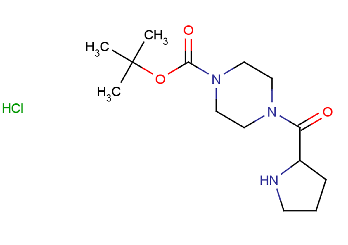 tert-butyl 4-[(pyrrolidin-2-yl)carbonyl]piperazine-1-carboxylate hydrochloride