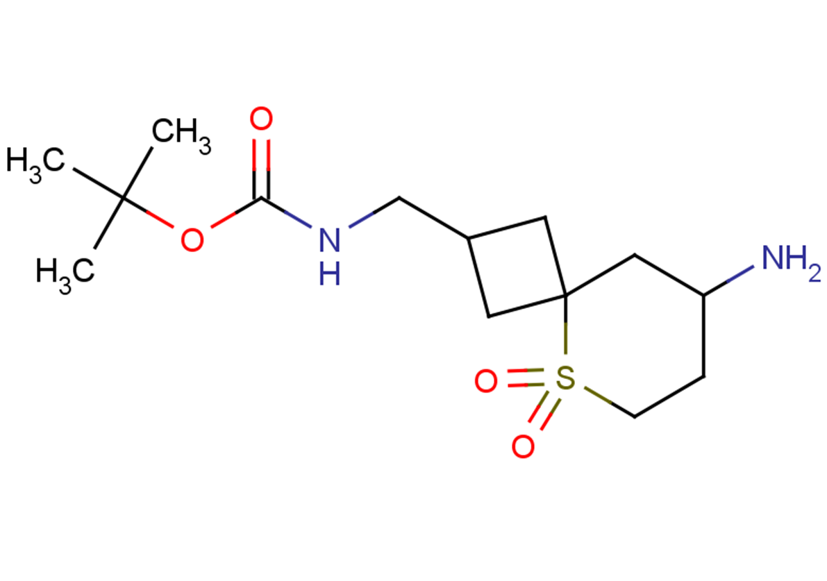 tert-butyl N-[(8-amino-5,5-dioxo-5$l^{6}-thiaspiro[3.5]nonan-2-yl)methyl]carbamate
