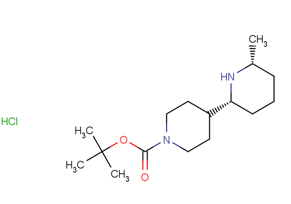 tert-butyl 4-[(2R,6R)-6-methylpiperidin-2-yl]piperidine-1-carboxylate hydrochloride