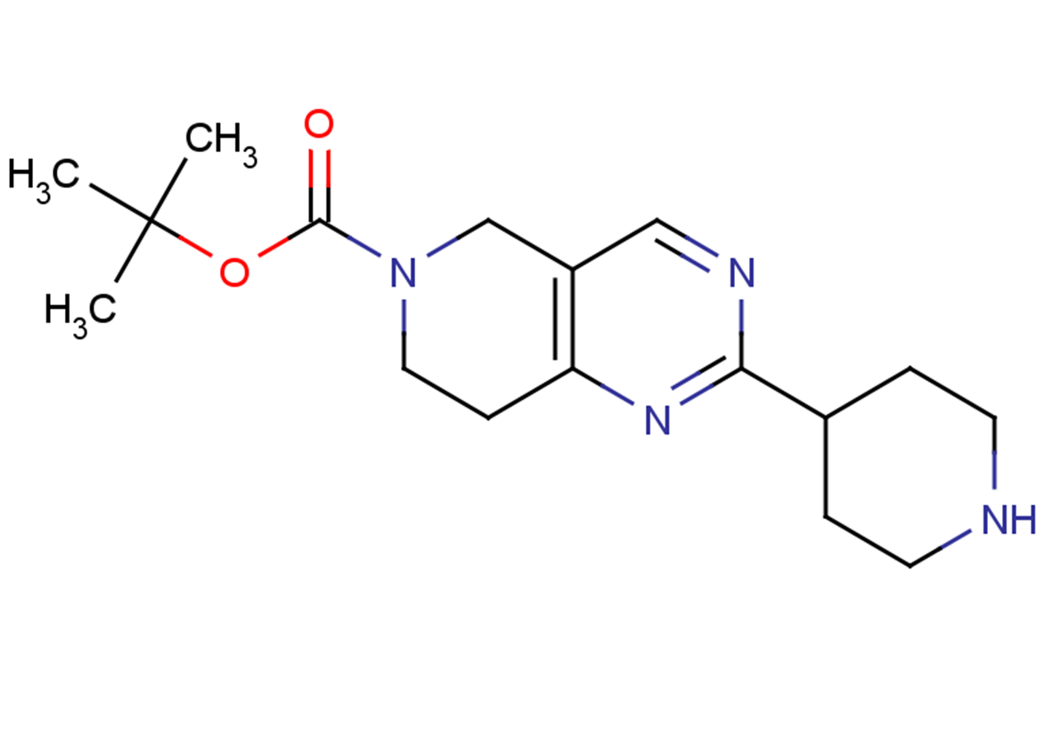 tert-butyl 2-(piperidin-4-yl)-5H,6H,7H,8H-pyrido[4,3-d]pyrimidine-6-carboxylate