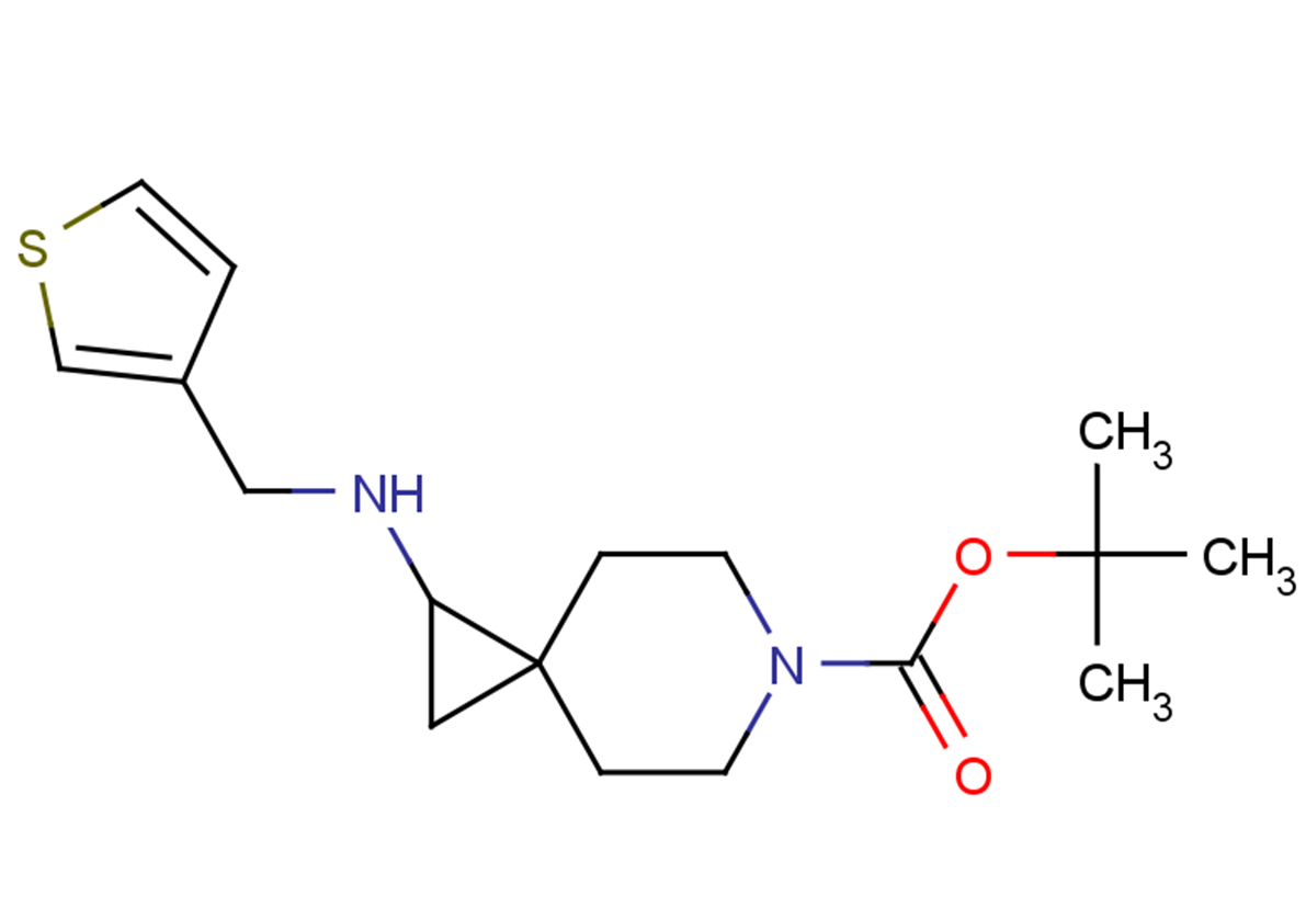 tert-butyl 1-[(thiophen-3-ylmethyl)amino]-6-azaspiro[2.5]octane-6-carboxylate
