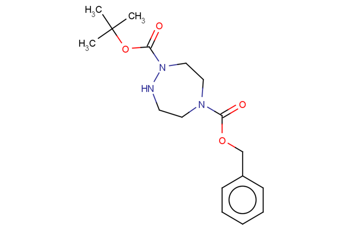 5-benzyl 1-tert-butyl 1,2,5-triazepane-1,5-dicarboxylate