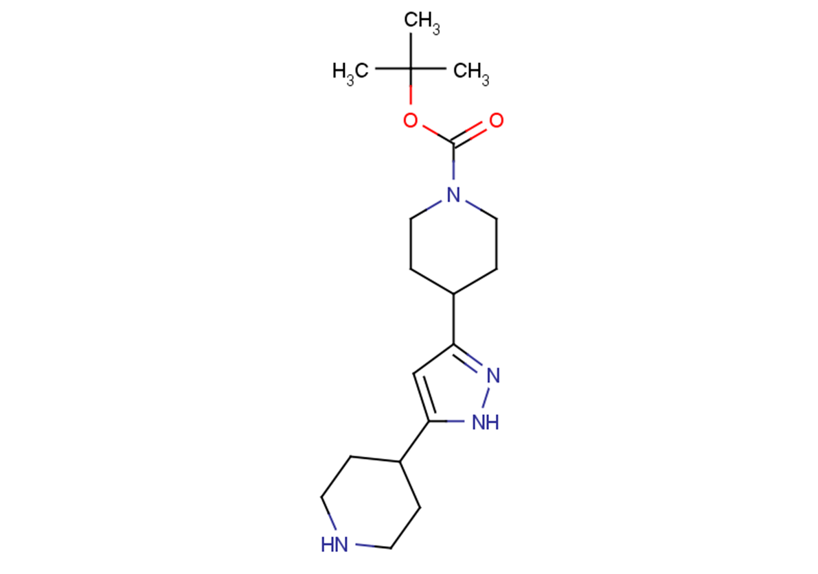 tert-butyl 4-[5-(piperidin-4-yl)-1H-pyrazol-3-yl]piperidine-1-carboxylate