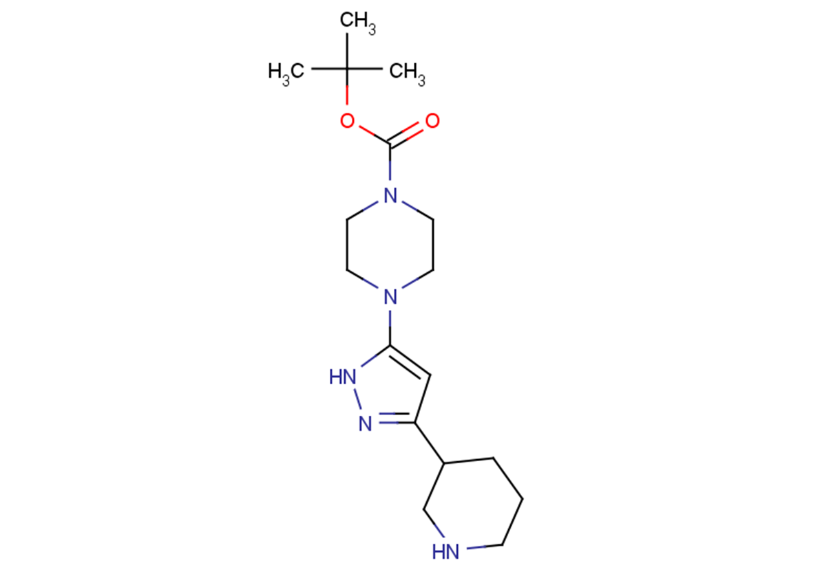 tert-butyl 4-[3-(piperidin-3-yl)-1H-pyrazol-5-yl]piperazine-1-carboxylate