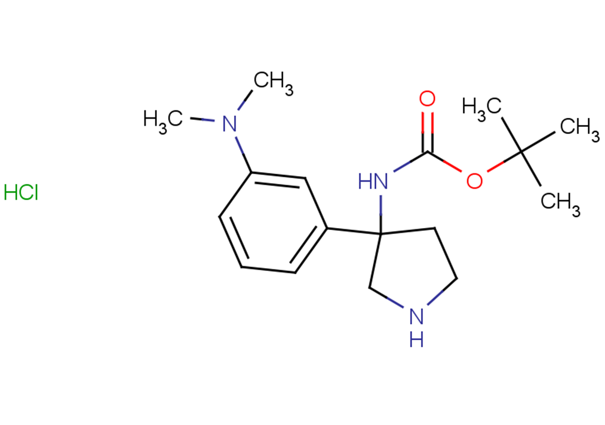 tert-butyl N-{3-[3-(dimethylamino)phenyl]pyrrolidin-3-yl}carbamate hydrochloride