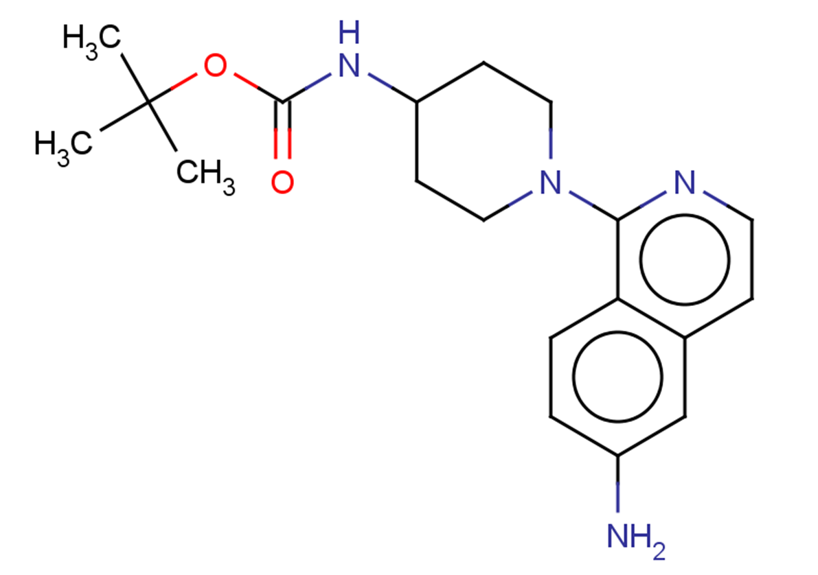 tert-butyl N-[1-(6-aminoisoquinolin-1-yl)piperidin-4-yl]carbamate