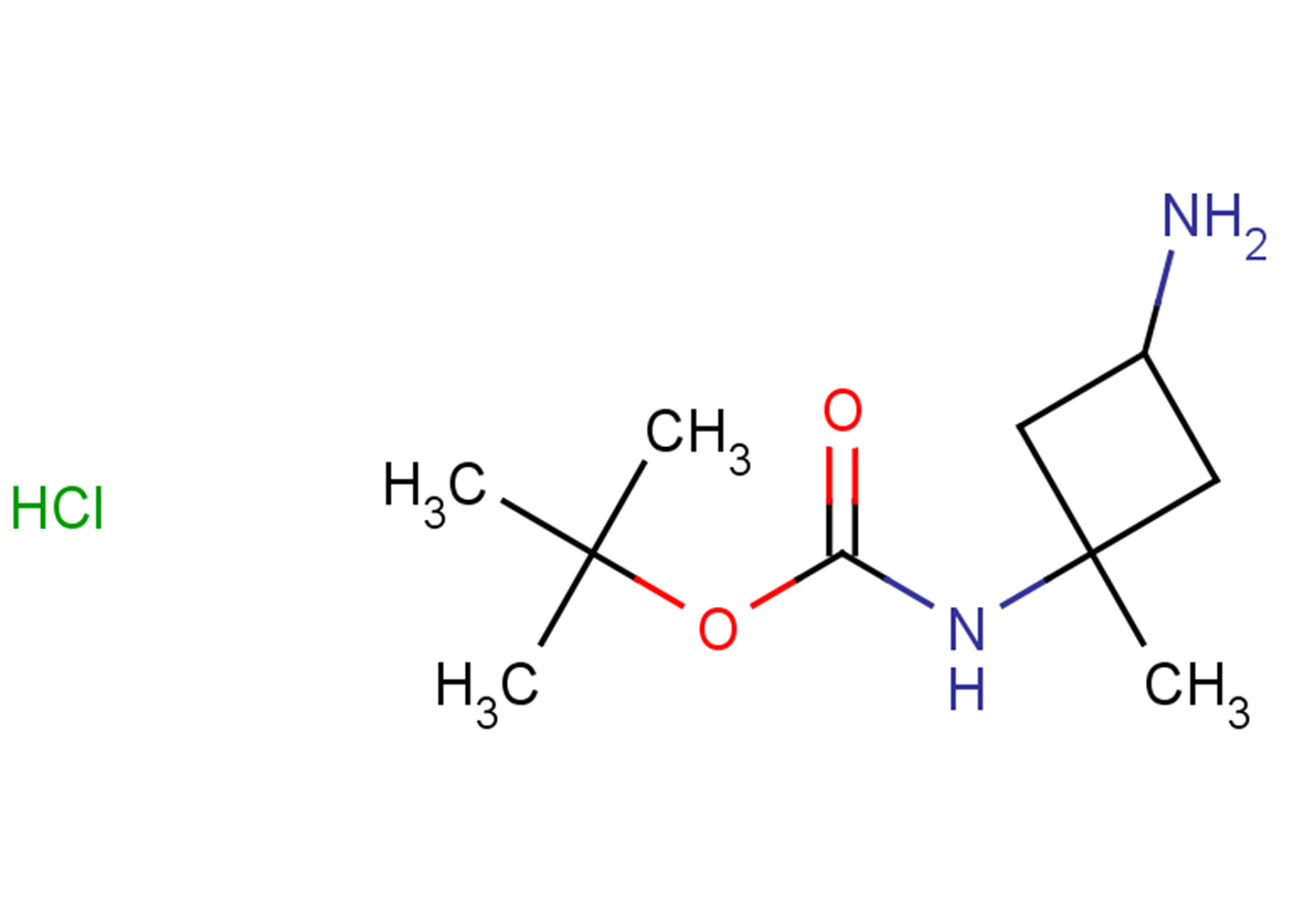 tert-butyl N-(3-amino-1-methylcyclobutyl)carbamate hydrochloride