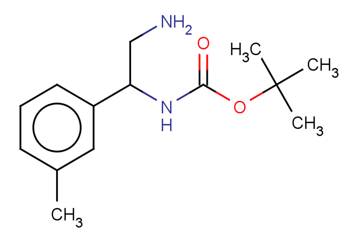 tert-butyl N-[2-amino-1-(3-methylphenyl)ethyl]carbamate