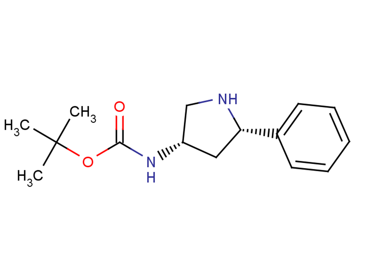 tert-butyl N-[(3S,5S)-5-phenylpyrrolidin-3-yl]carbamate