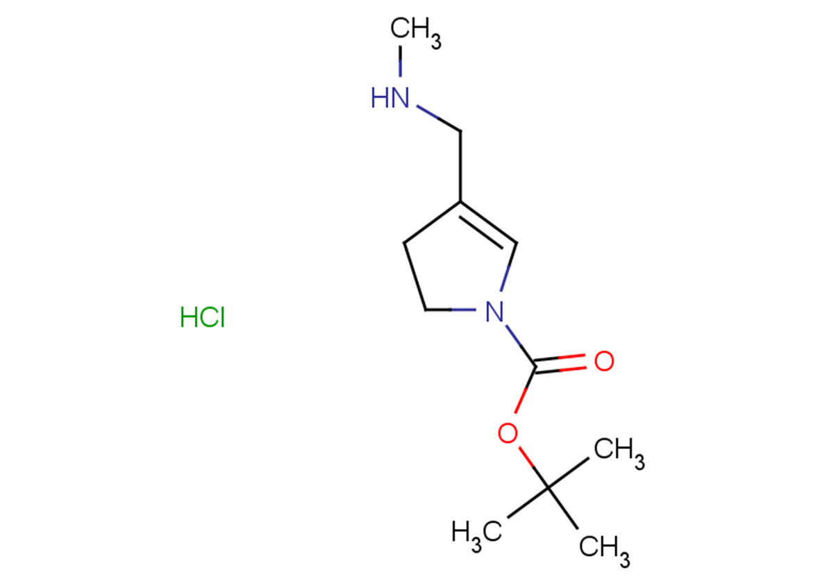 tert-butyl 4-[(methylamino)methyl]-2,3-dihydro-1H-pyrrole-1-carboxylate hydrochloride