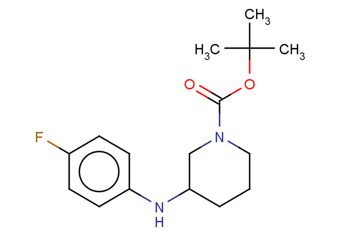 tert-butyl 3-[(4-fluorophenyl)amino]piperidine-1-carboxylate