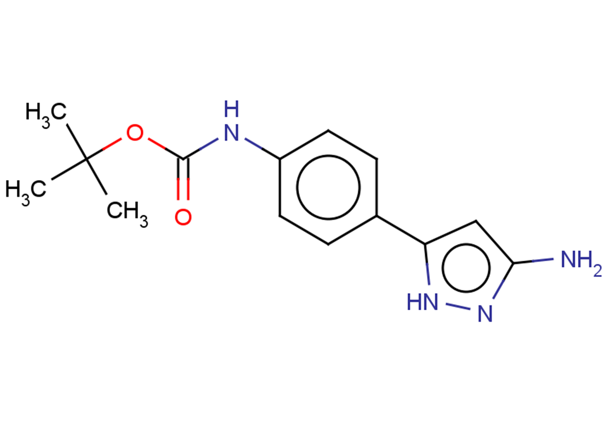 tert-butyl N-[4-(3-amino-1H-pyrazol-5-yl)phenyl]carbamate