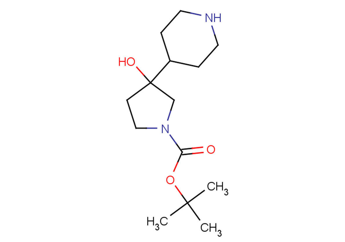 tert-butyl 3-hydroxy-3-(piperidin-4-yl)pyrrolidine-1-carboxylate