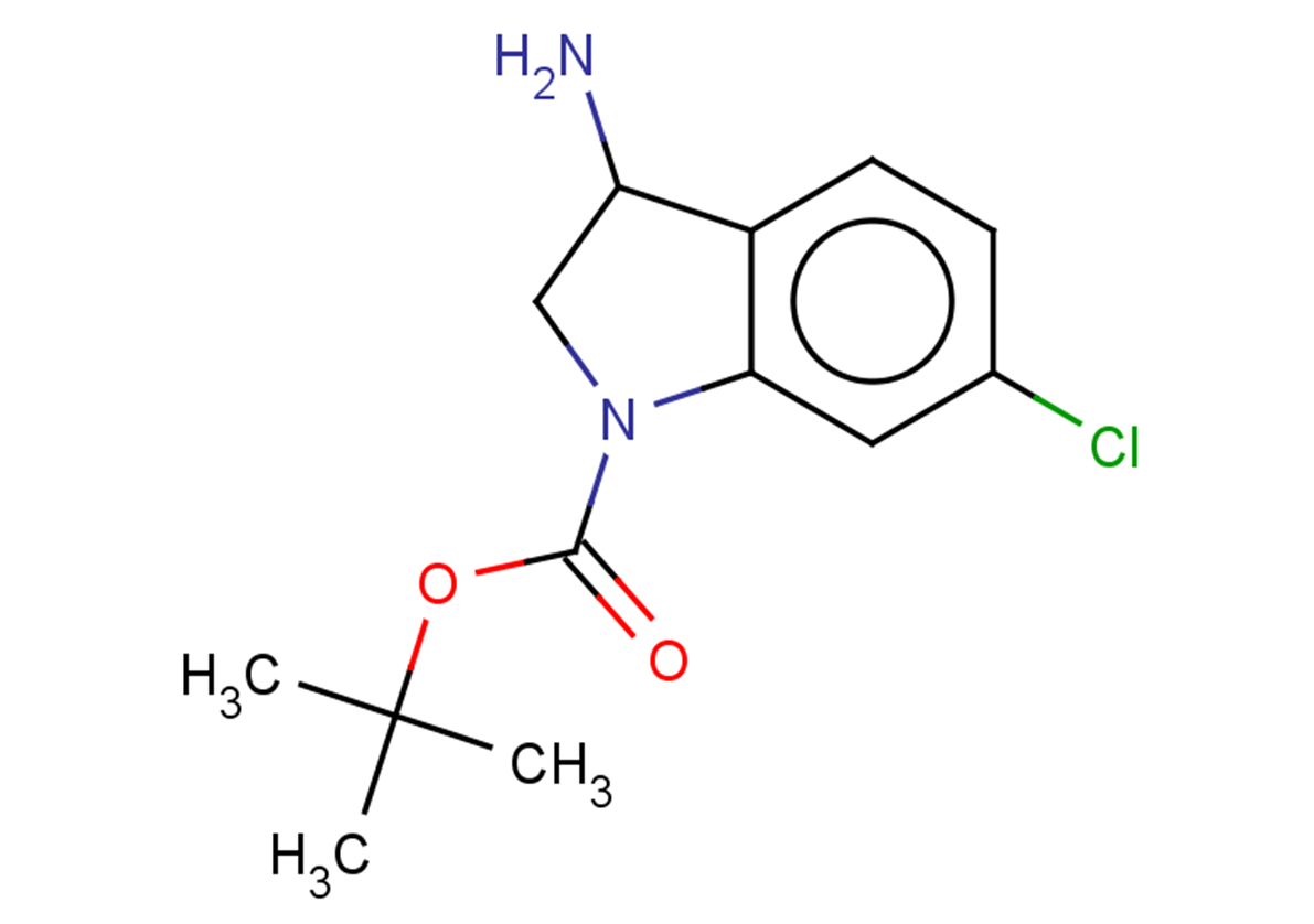 tert-butyl 3-amino-6-chloro-2,3-dihydro-1H-indole-1-carboxylate