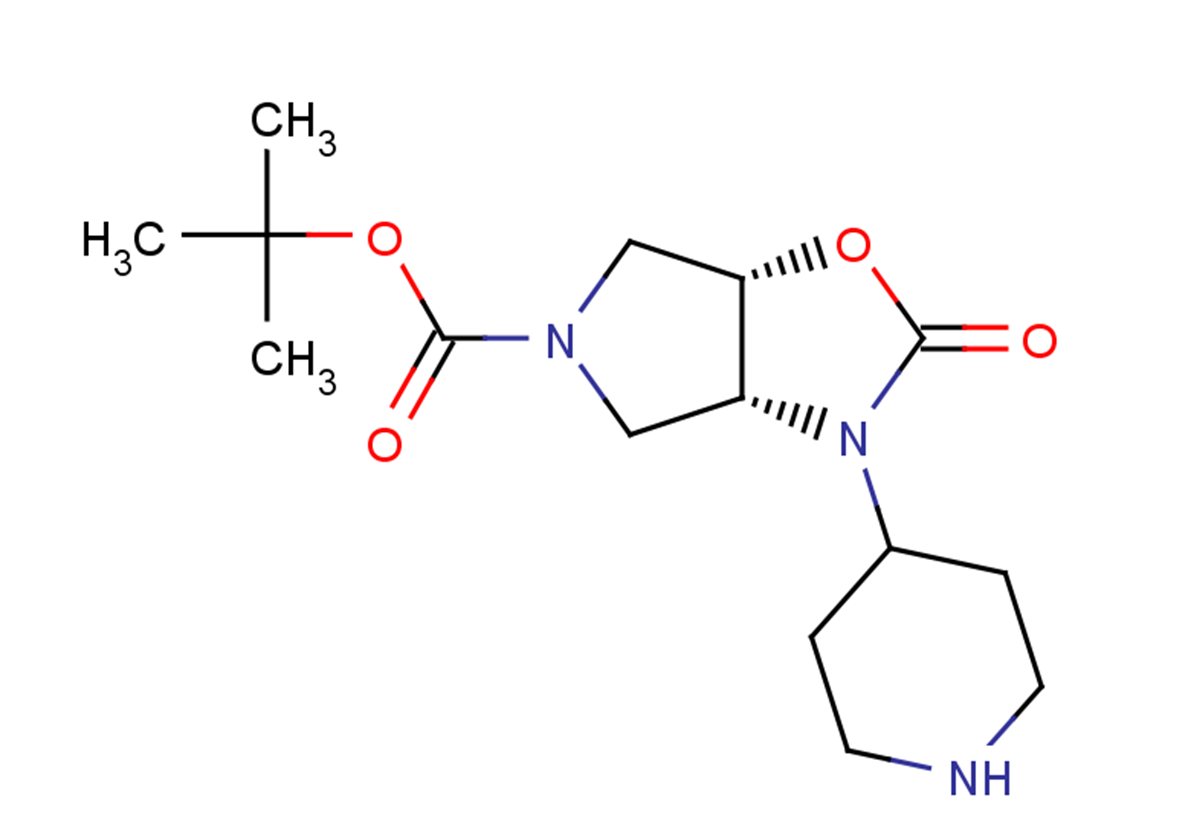 tert-butyl (3aR,6aS)-2-oxo-3-(piperidin-4-yl)-hexahydro-2H-pyrrolo[3,4-d][1,3]oxazole-5-carboxylate