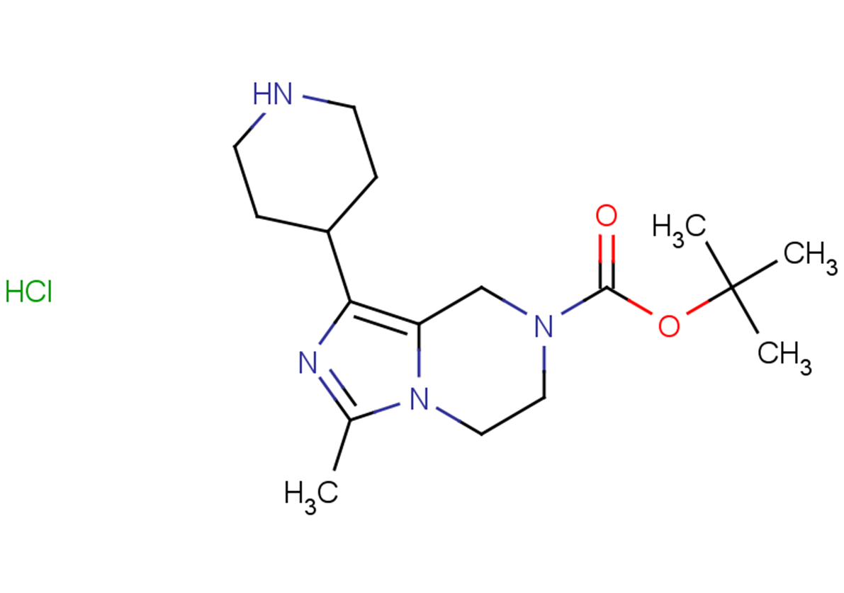 tert-butyl 1-methyl-3-(piperidin-4-yl)-4H,5H,6H,7H-imidazo[1,5-a]pyrazine-5-carboxylate hydrochloride