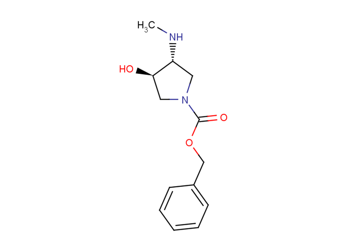 benzyl (3R,4R)-3-hydroxy-4-(methylamino)pyrrolidine-1-carboxylate