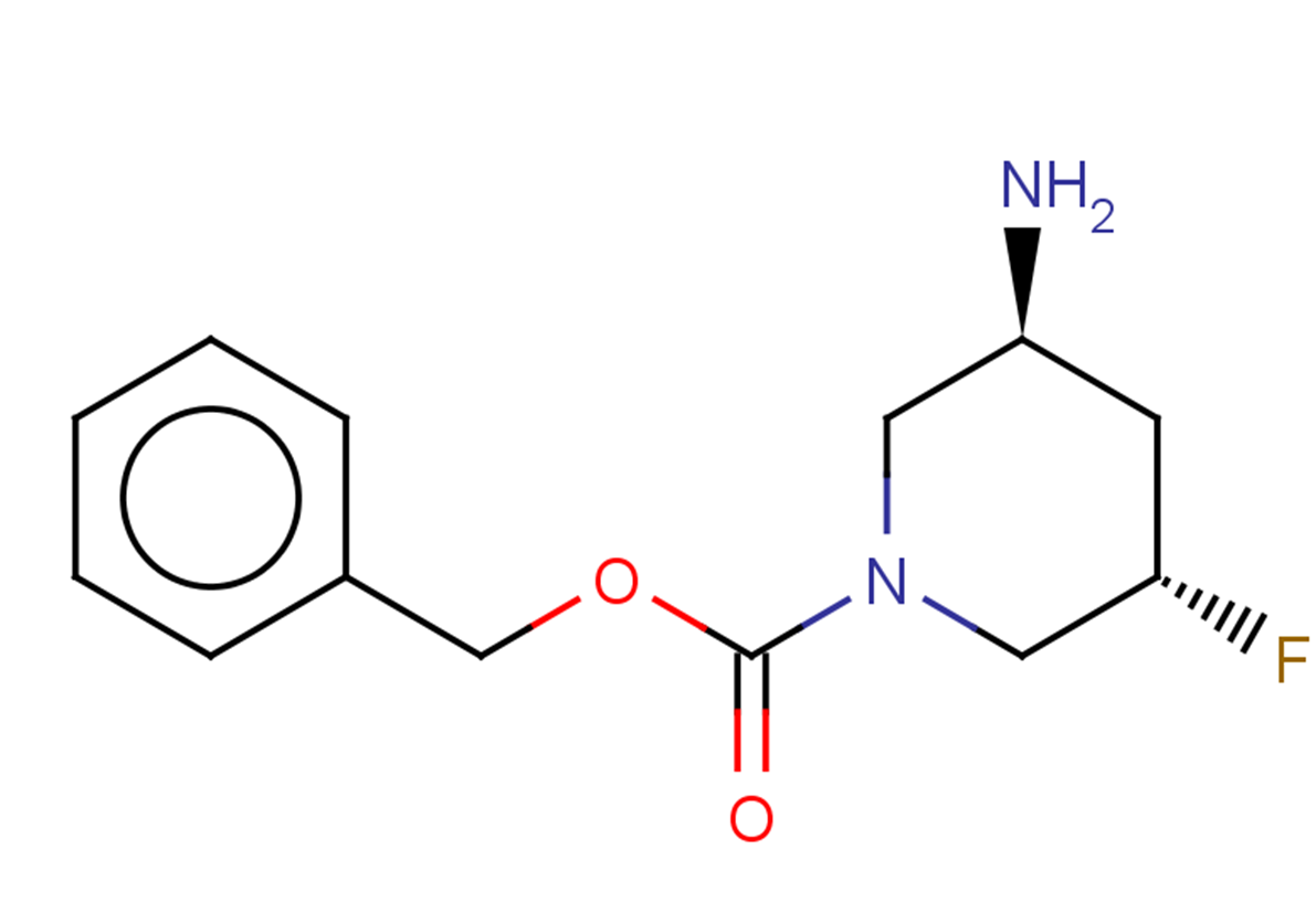 benzyl (3S,5S)-3-amino-5-fluoropiperidine-1-carboxylate