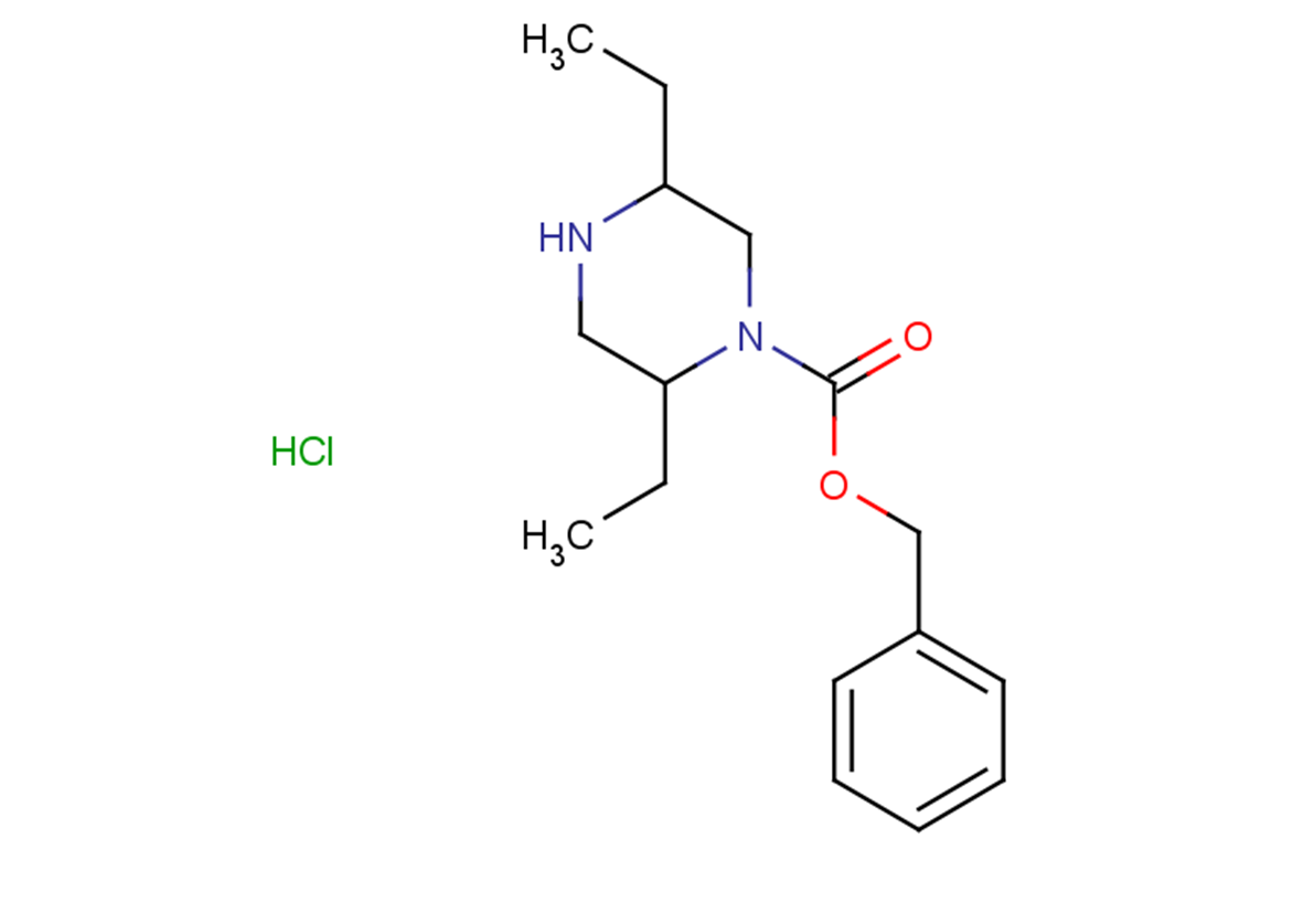 benzyl 2,5-diethylpiperazine-1-carboxylate hydrochloride