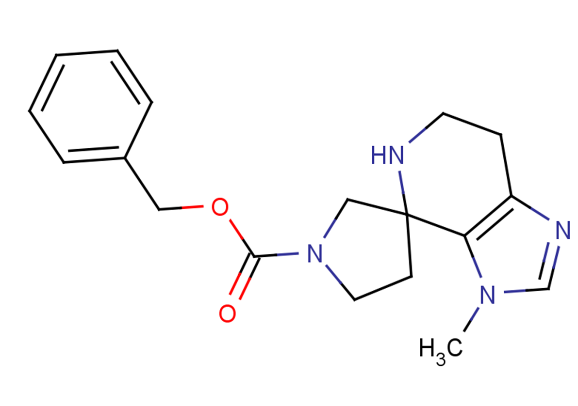 benzyl 7-methyl-2,3,4,7-tetrahydrospiro[imidazo[4,5-c]pyridine-1,3'-pyrrolidine]-1'-carboxylate