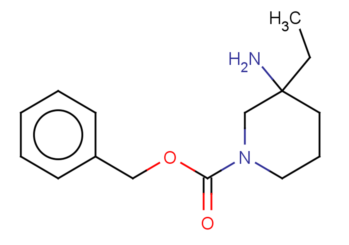 benzyl 3-amino-3-ethylpiperidine-1-carboxylate