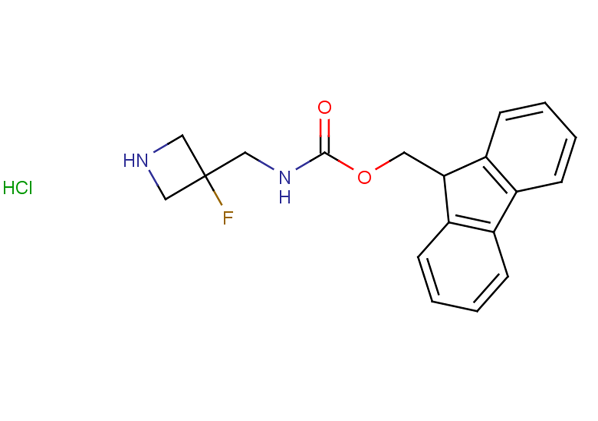 9H-fluoren-9-ylmethyl N-[(3-fluoroazetidin-3-yl)methyl]carbamate hydrochloride
