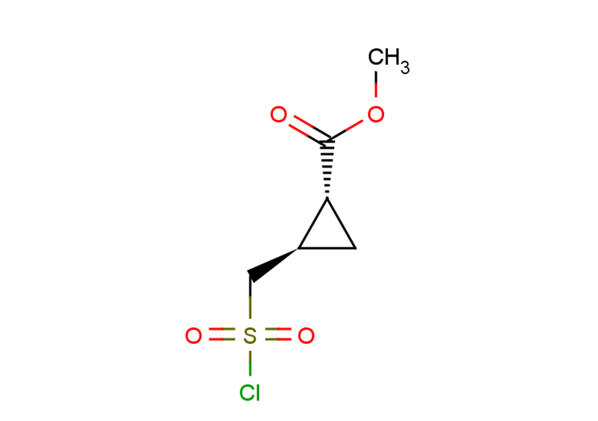 methyl (1R,2R)-2-[(chlorosulfonyl)methyl]cyclopropane-1-carboxylate