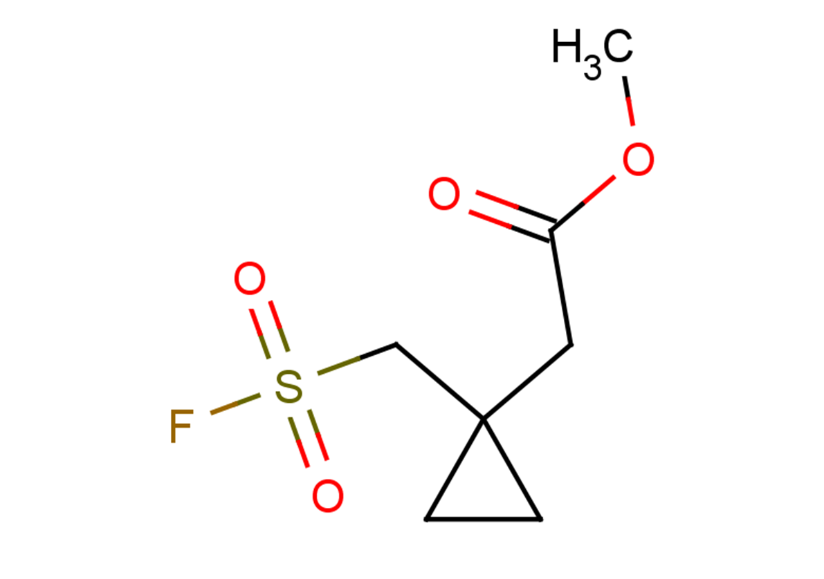 methyl 2-{1-[(fluorosulfonyl)methyl]cyclopropyl}acetate