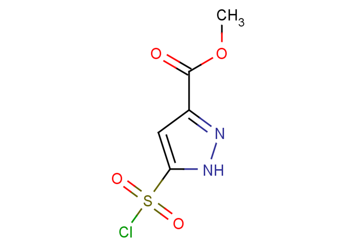 methyl 5-(chlorosulfonyl)-1H-pyrazole-3-carboxylate