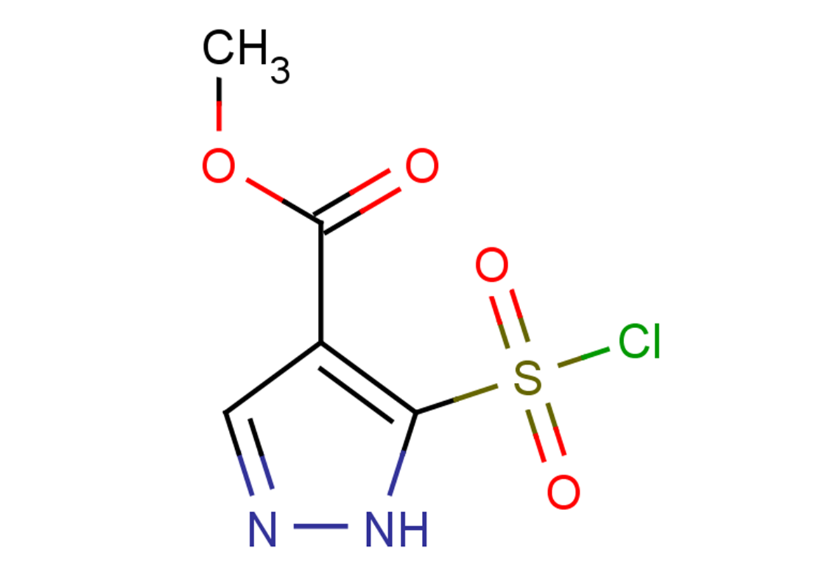 methyl 5-(chlorosulfonyl)-1H-pyrazole-4-carboxylate