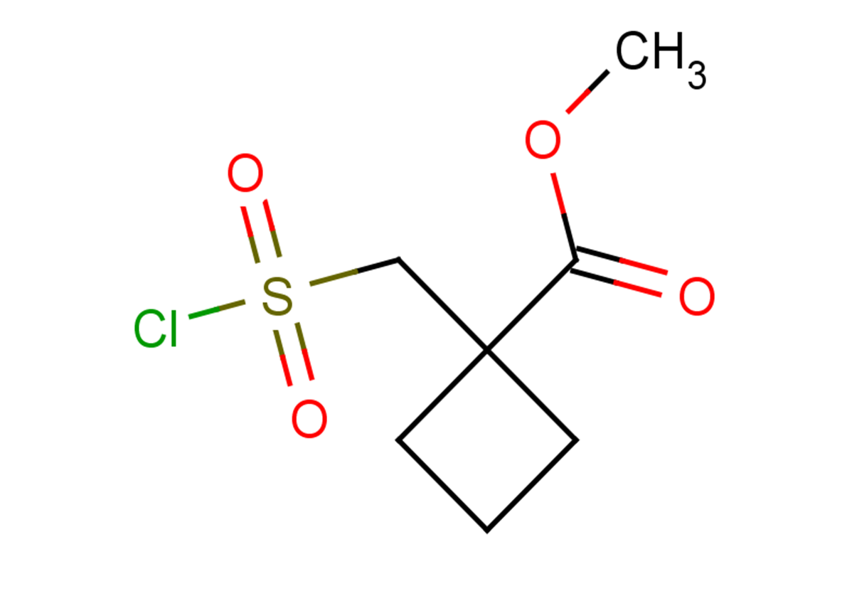 methyl 1-[(chlorosulfonyl)methyl]cyclobutane-1-carboxylate